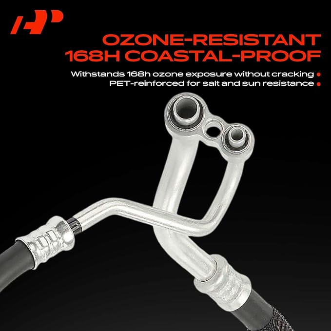A-Premium A/C Suction Hose & Discharge Line Hose Assembly Compatible with Chevrolet Camaro, 2012 2013 2014 2015, 3.6L