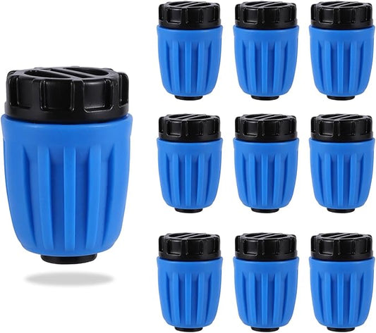 10 Pcs 1/2 Inch Irrigation Tubing End Plugs (1/2" ID x0.6-0.63" OD) Drip Irrigation Fittings Drip Line Plugs 1/2 Inch Drip Irrigation End Cap for Drip Irrigation System Connection Parts