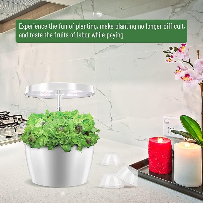 50Pcs Grow Domes 4cm/1.57in Inner Diameter, Transparent Replacement Pod Grow Domes Cap, Humidity Domes Cover Lid, Domes Cap for Grow Basket, Greenhouse, Hydroponic Growing (50)