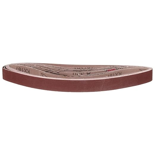1 x 42 Inch Sanding Belt, 10 Pcs 320 Grit Knife Sharpener Belts Work Sharpening for Belt Sander Knife Carving Tool Metal Working