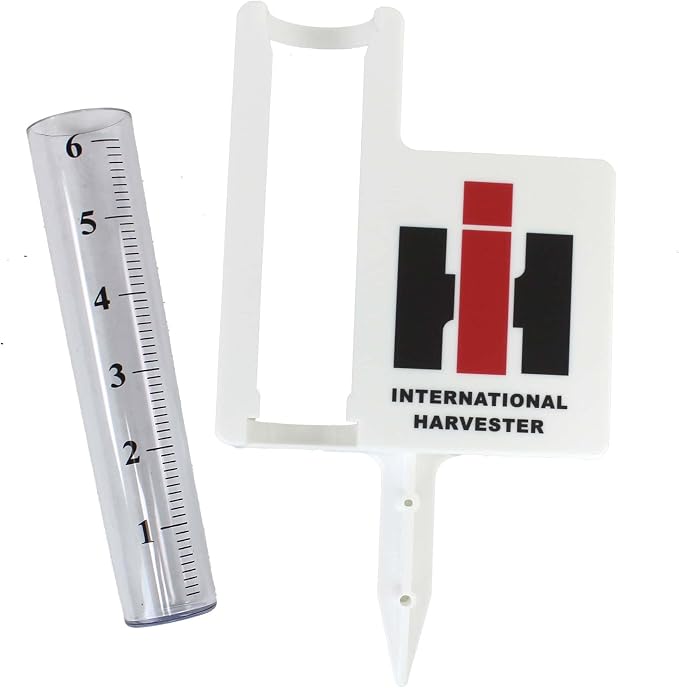 Case IH International Harvester 6" Staked Rain Gauge OBT087