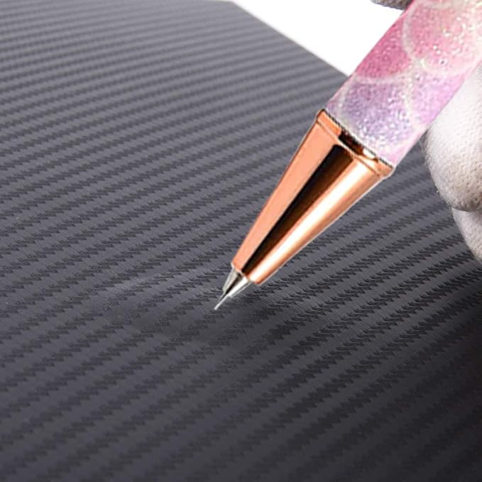 Weeding Tools for Vinyl，2 Pieces Air Release Pen Craft Vinyl Weeding Tools Stainless Steel Point Retractable Air Release Weeding Tools for Craft Weeding Essential Adhesive Vinyl (Multicolour)