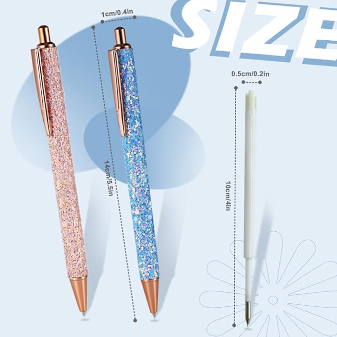 10 Sharp Weeding Pen Refills, Retractable Vinyl Refills for Air Release, Weeding Pin Refills for Craft & Car Vinyl Wrap (Style A)