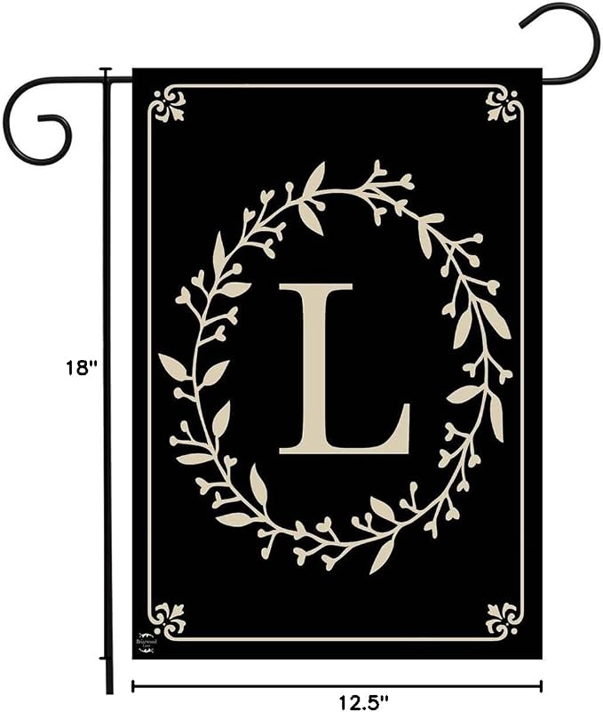 Briarwood Lane Classic Monogram Letter L Garden Flag