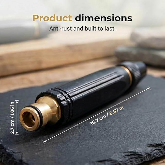 High Pressure Power Washer Nozzle with Connector Set,Direct spray gun,Power Jet Water with Three Spray Modes, Multi Function Watering Sprayer for Cleaning Yard Pets Car