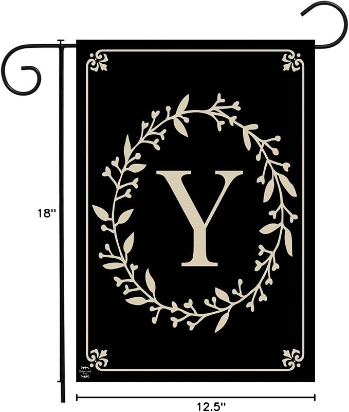 Briarwood Lane Classic Monogram Letter Y Garden Flag