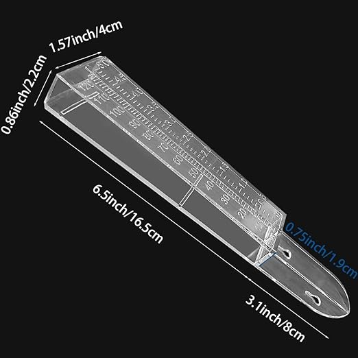 5-Inch Capacity Plastic Rain Gauge Outdoor Easy to Read for Yard Capacity Wall Mount or in Ground(Clear,2 Pieces)