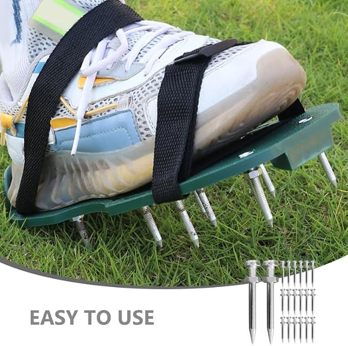 Veemoon 20pcs 3-Inch Soil Aerator Replacement Spikes - Aerator Tines for Lawn Shoes for Healthy Grass Growth and Aeration Needs