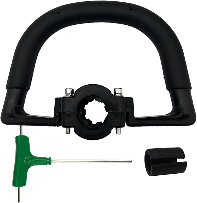 Back-Saving Tool Shovel Handle Attachment, Labor Saving Tool Grip for Back Saver, D Grip Ergonomic Handle Replacement for Snow Shovels, Rakes, Weed Eater,String Trimmer, Scoop