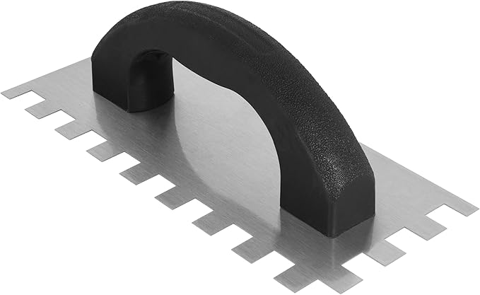 QEP 1/2" x 1/2" x 1/2" Square Notch Economy Flooring Trowel