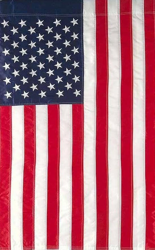 Embroidered American Flag Garden Flag Stars & Stripes USA 12.5" x 18"