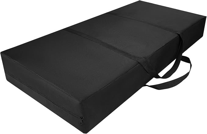 Table Leaf Storage Bag Heavy Duty Waterproof Extra Large 50" Lx24 W Table Leaf Covers Protector with Reinforced Handles for Storage, Black