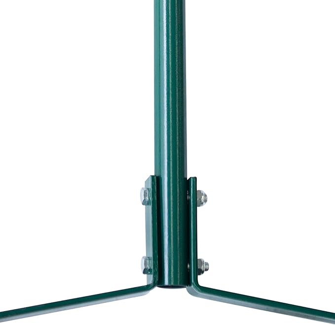 THUNDERBAY 18-Inch Heavy-Duty Rotary Spike Lawn Aerator for Garden & Yard, w/o Mud Guard