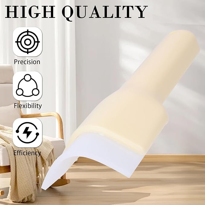 3/4" Outside Bull Nose Corner Trowel, for use on outside bull nose corners, Drywall Mud Tool, Plastic Flex Blade and Handle