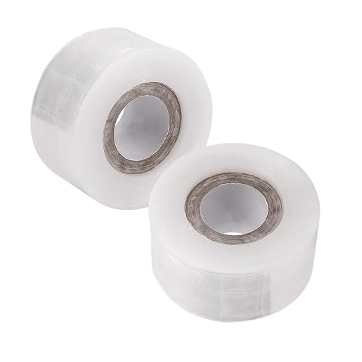2 Roll Clear Petri Dish Film,Clear Grafting Tape Grafting Film,Stretchable Garden Grafting Tape Plants Repair Tapes,Sealing Poly Films for Petri Dish and Nursery Grafting