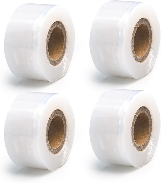 Flylin 4 Pcs Grafting Tape, Stretchable Grafting Tape Nursery Sealing 30 mm Width Tree Bandage Repair Tape Wrap for Seedlings or Ornamentals