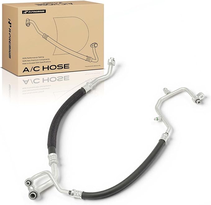A-Premium A/C Suction Hose & Discharge Line Hose Assembly Compatible with Chevrolet Camaro, 2012 2013 2014 2015, 3.6L