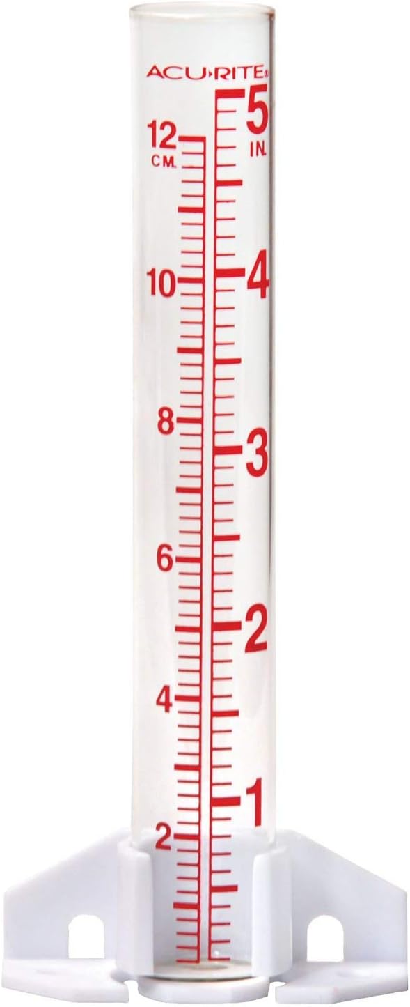 AcuRite 00810A2 Glass Rain Gauge