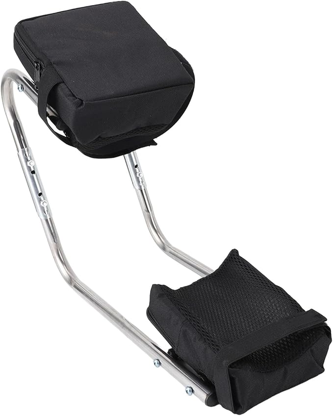Ergonomic Knee Seat, Kneeler Seat for Gardening Farm Work - Optimal Knee Protection, Ankle Support, Thick Kneeling Pad & Stainless Steel