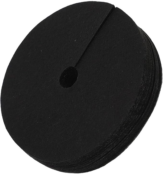 LIOOBO 30Pcs Non Woven Fabric Control Mat Garden Protection Disc for Cabbage Breathable Root Barrier Sheet Tree Mulch Mat