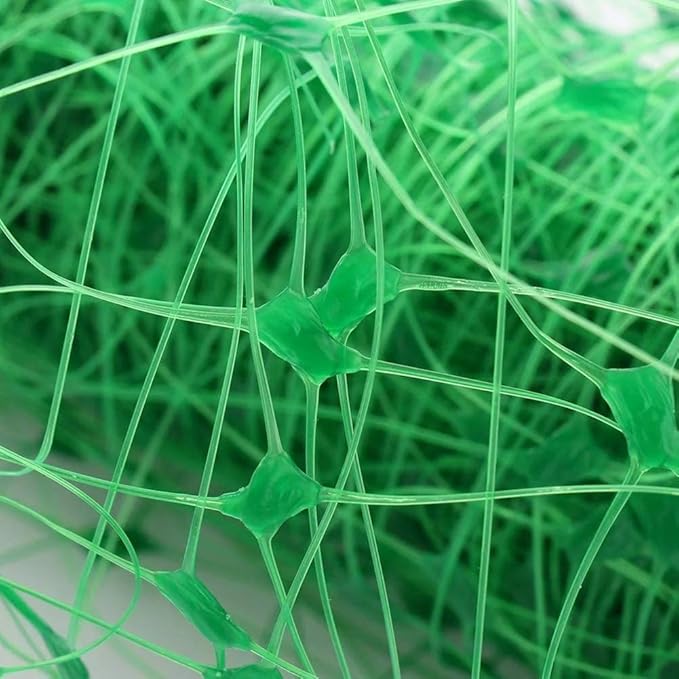 Green Trellis Netting 6.5x100 ft Heavy Duty Garden Trellis Netting Polypropylene Plant Support Garden Net for Climbing Vegetables Fruits Flowers for the Garden