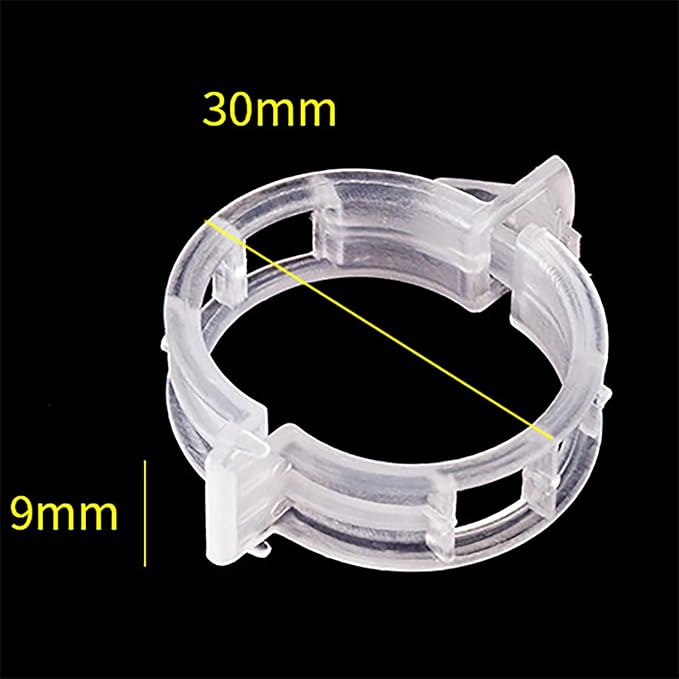 Secured Plastic Plant Clip, Tomato Clips, Secured Plant Support Clips for Climbing Plants, Plastic Trellis Clips for Fixing Stem and Vine, 2025 Upgrade (300, WHITE)