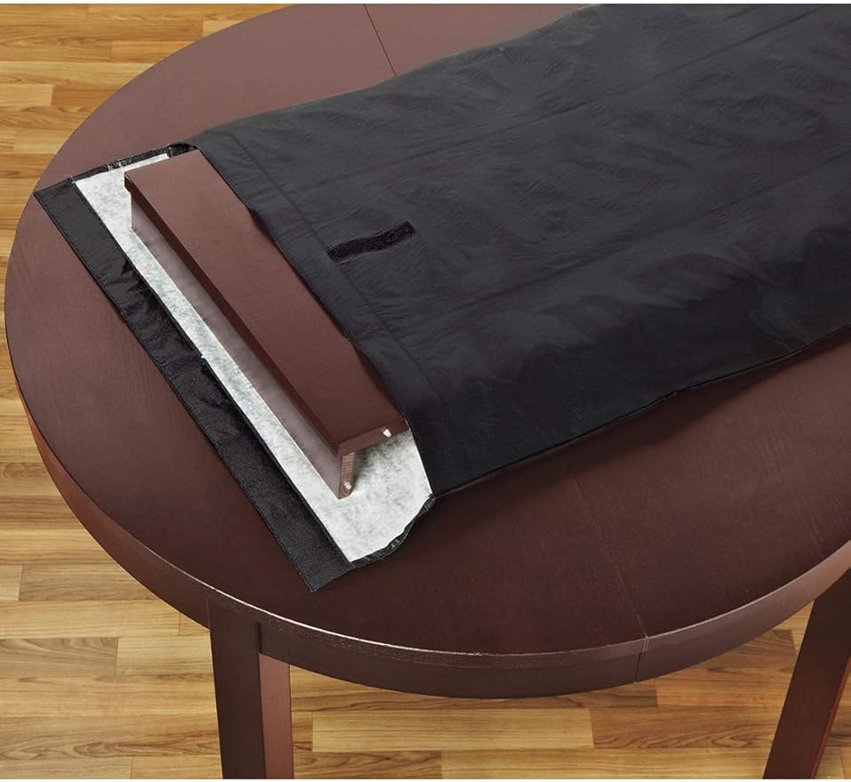 LAMINET Premium Heavy Duty Table Leaf Storage Bag Water, Scratch Resistant. Extra Thick Waterproof Exterior Heavy Duty Flannel Backing. Store Your Table Leaves Safely. Holds Leaves up to 20" Wide.