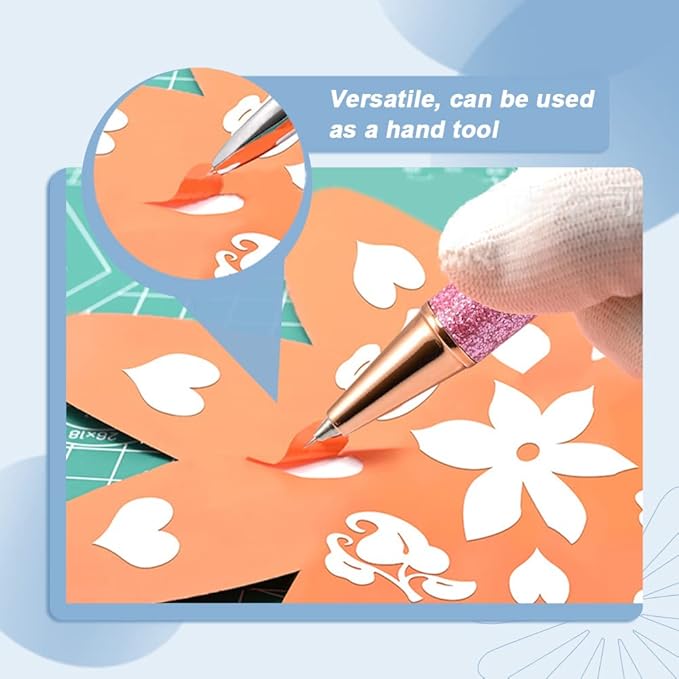 10 Sharp Weeding Pen Refills, Retractable Vinyl Refills for Air Release, Weeding Pin Refills for Craft & Car Vinyl Wrap (Style A)