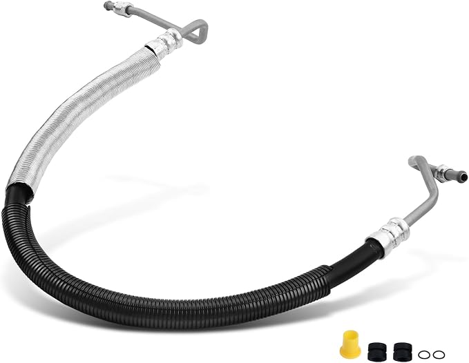 A-Premium Power Steering Pressure Hose Line Assembly Compatible with Dodge Journey 2011-2019, 3.6L, with O-ring, Pump to Rack/Gear