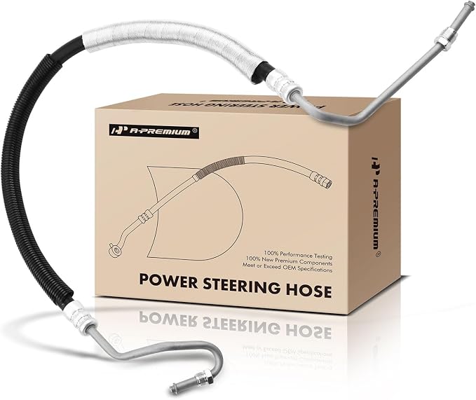 A-Premium Power Steering Pressure Hose Line Assembly Compatible with Dodge Journey 2011-2019, 3.6L, with O-ring, Pump to Rack/Gear