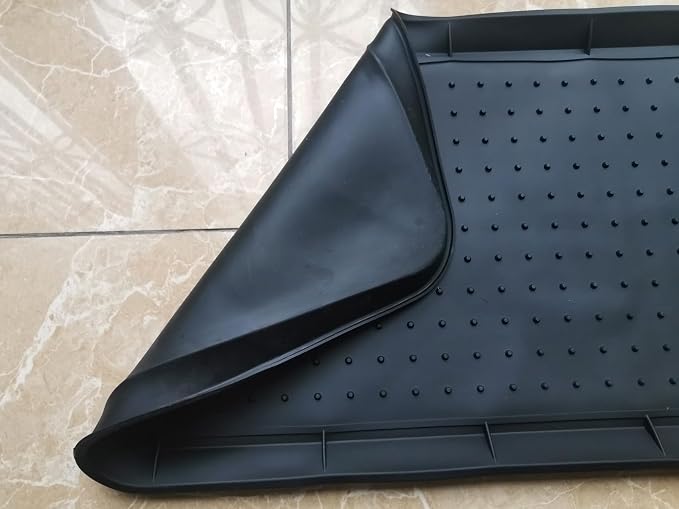 Rubber Boot Tray for Entryway,Boot Mat,Shoe Tray,Shoe Mat for Indoor and Outdoor Use (Soft Silicone Rubber, 29.5X14.9 inch)