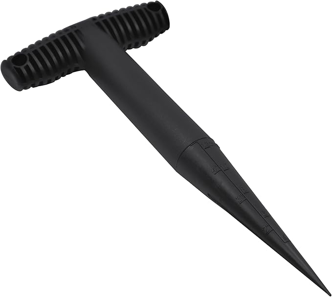 Zenport GA401 Dibber for Planting Seeds and Bulbs, Black - 24 Pack