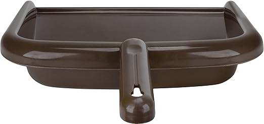 SPARTA Handheld Dustpan with Handle, Cleaning Essentials for Home and Commercial Use, 10", Brown