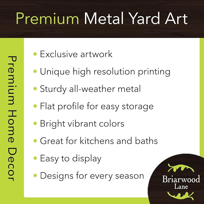 Briarwood Lane Garden Cats Metal Art