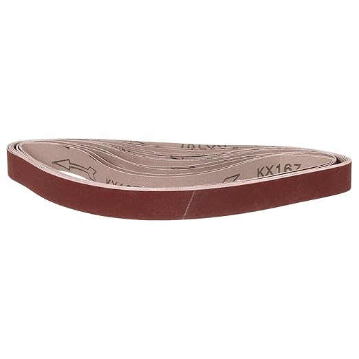 1 x 30 Inch Sanding Belt, 12 Pcs 600 Grit Knife Sharpener Belts Work Sharpening for Belt Sander Knife Carving Tool Metal Working