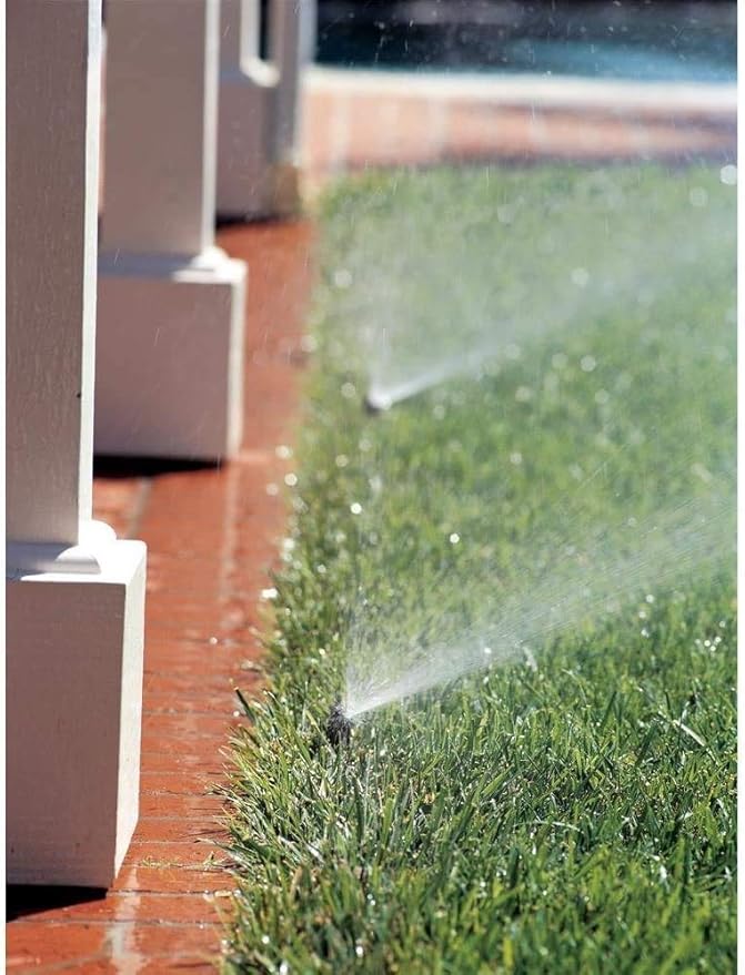 Rain Bird 1804AP4PRS Pressure Regulating (PRS) Professional Pop-Up Sprinkler, Adjustable 0-360° Pattern, 3' - 4' Spray Distance, 4" Pop-up Height