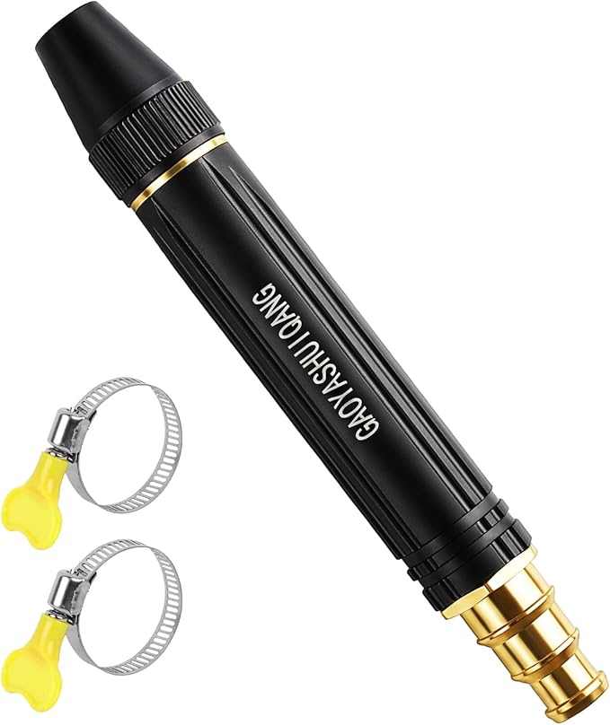 2026 New Jet Nozzle Power Washer for Garden Hose, Garden Hose Nozzle High Pressure Powerful Cleaning Spray Evenly, High Pressure Hose Nozzle (Pagoda Interface)