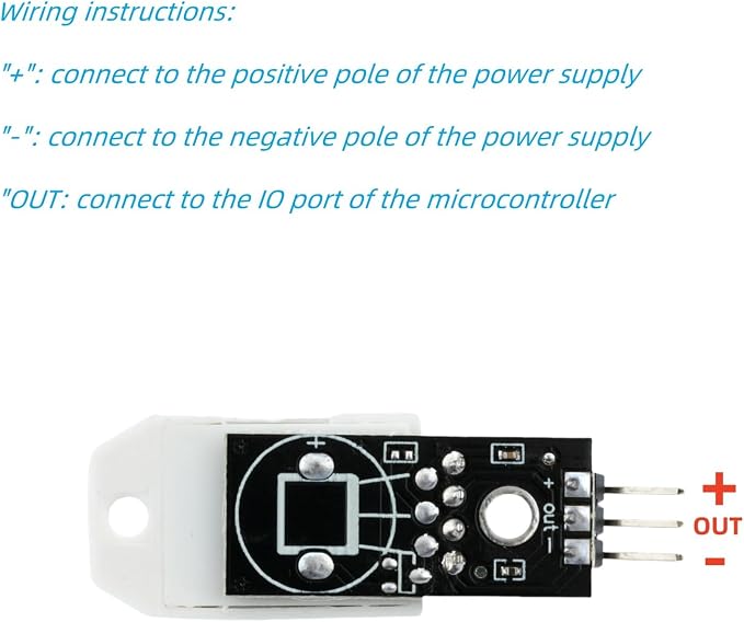 3Pcs DHT22 AM2302 Digital Temperature and Humidity Sensor Module | Replace SHT11 SHT15, Compatible With Arduino