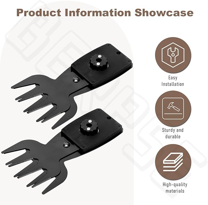 2 Pack 302348001 Hedge Trimmer Grass Shear Blade Assembly Compatible with Homelite P2906VNM P2900VNM P2900