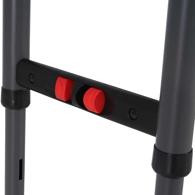 LIFETIME 4-Foot Commercial Adjustable Folding Table, Black