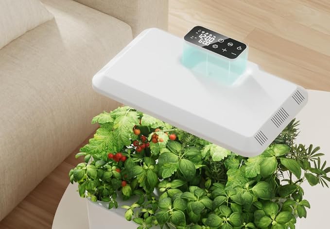 Hydroponic Garden Replacement Remote Control: Compatible with URUQ HP-GC202 (12 Pods) Hydroponics Growing System Indoor Herb Garden Remote Control White
