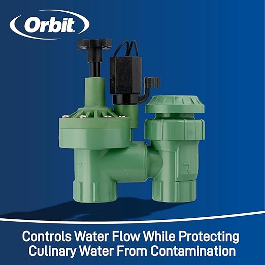 5-Pack Orbit 57604 1-Inch FPT 100 Series Automatic Anti-Siphon Valve with Flow Control and 3/4-Inch Reducer