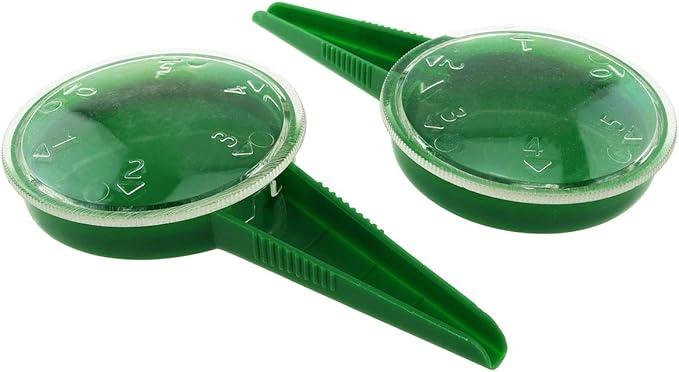 E-outstanding 2PCS Seed Dispenser Garden Plant Adjustable Seeder Sower Planter Hand Seeder Tool Green