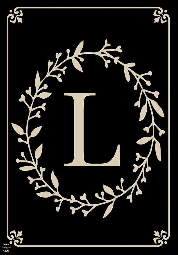 Briarwood Lane Classic Monogram Letter L Garden Flag