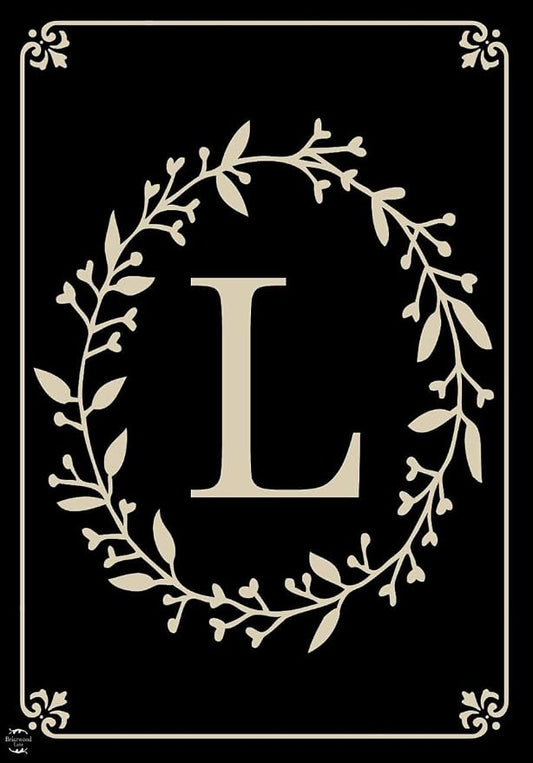 Briarwood Lane Classic Monogram Letter L Garden Flag