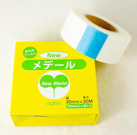 Japanese Aglis Stretchy Self Adhesive Perforated (70mm) Grafting Tape Buddy Tape - 25/30mm (30mm x 30M)