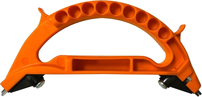 AccuSharp All-in-One Sharpener, All Purpose Sharpener for Knives, Scissors, Garden Tools, Sharpens & Restores Serrated Knives, Cleavers, Axes, Machete, Orange