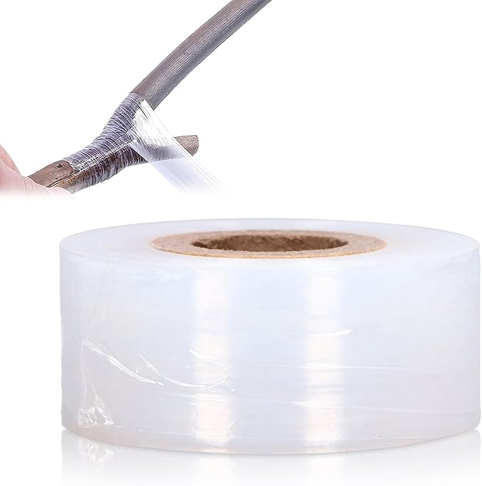 Grafting Tape, 29mm Nursery Sealing PVC Stretchable Resilient Garden Repair Parafilm Tape for Petri Dish Fruit Tree Budding Tapes Plants Grafting Film Gardening Tape Tree Bandage Repair Tape Wrap