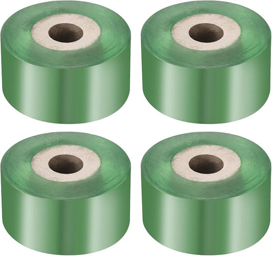 HARFINGTON 4 Rolls Fruit Tree Grafting Tape 2.5CM x 100M PVC Stretchable Garden Grafting Tool Plants Self Adhesive Floristry Film for Floral Tree and Poly Budding, Green