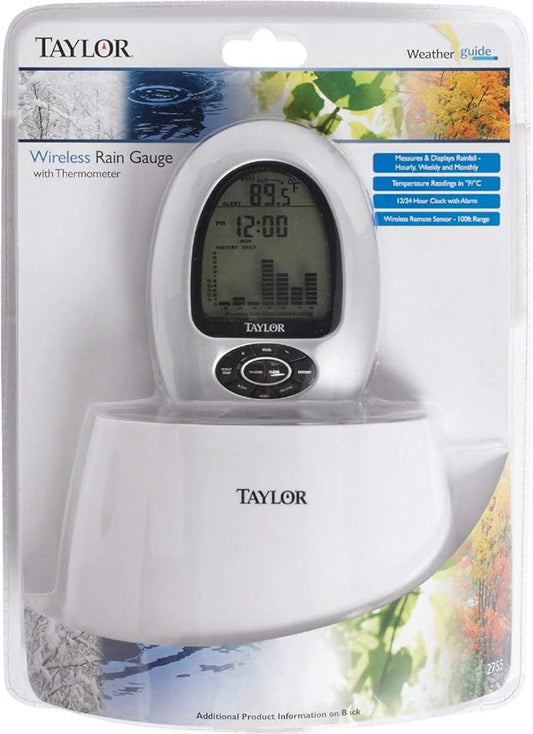 WIRLES RAIN GAUGE/THERM